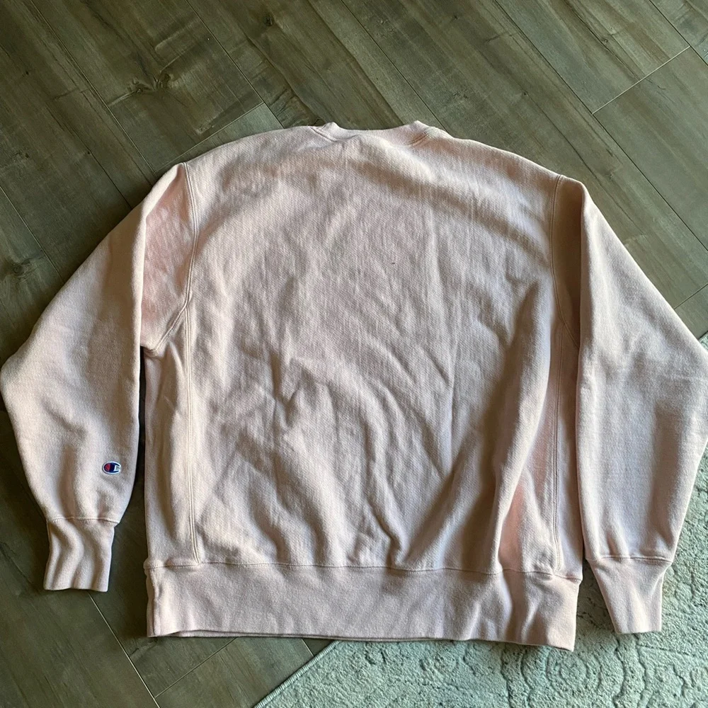 Champion Logo‎ Patch Crew Neck Sweatshirt